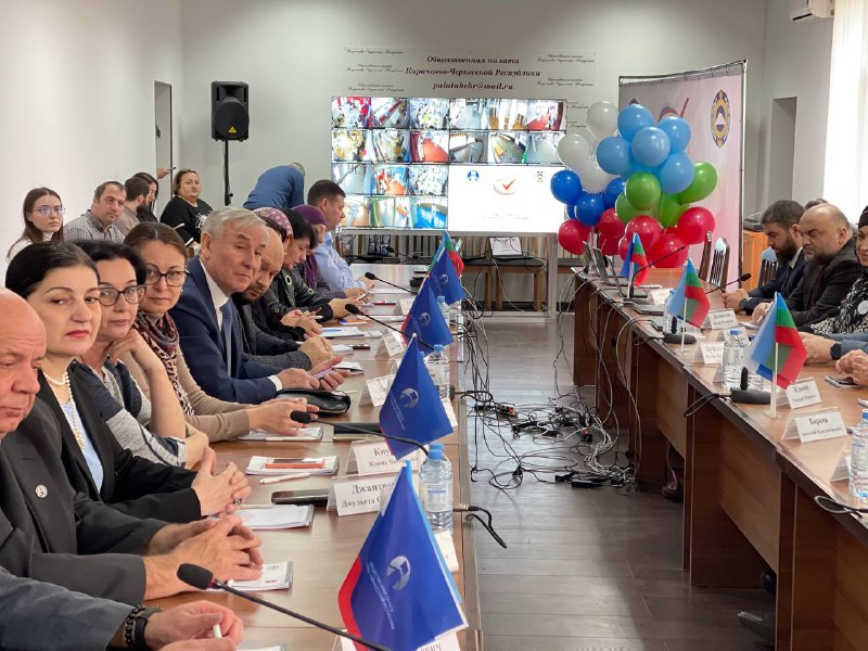 Состоялось торжественное открытие Центра общественного наблюдения (видеонаблюдения) Карачаево-Черкесской Республики за ходом голосования при проведении выборов Президента Российской Федерации, назначенных на 15-17 марта 2024 года