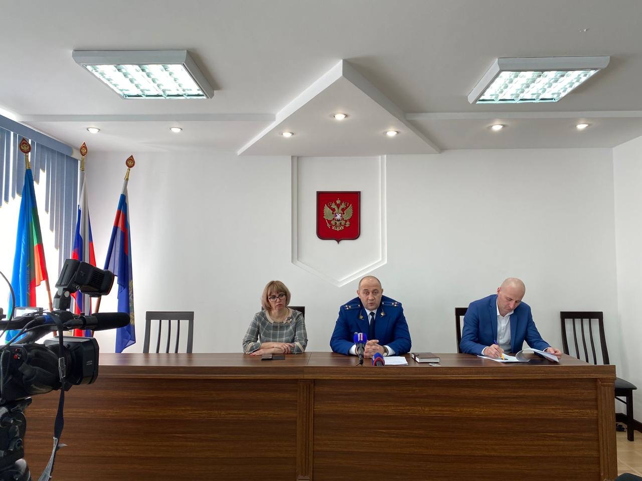Пресс конференция в прокуратуре