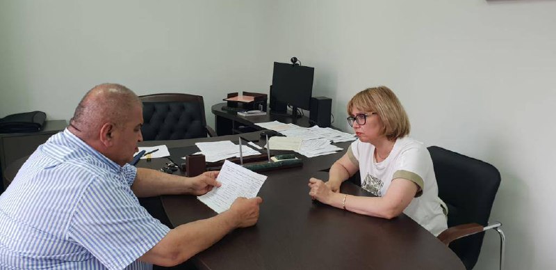 Двусторонняя встреча с руководителем регионального филиала фонда «Защитники Отечества»