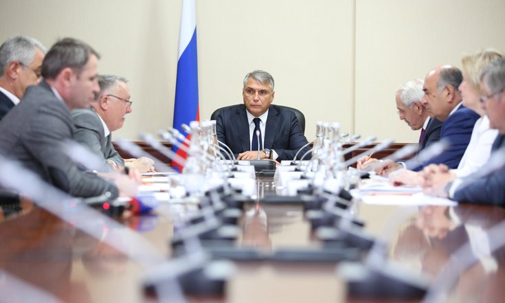 Встреча полномочного представителя Президента России в СКФО  с руководителями общественных палат регионов СКФО