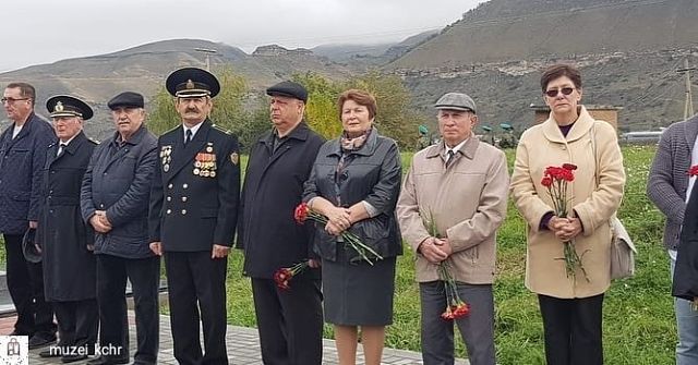 Торжественно-траурное мероприятие, посвященное увековечиванию памяти защитников перевалов Кавказа в п. Орджоникидзе